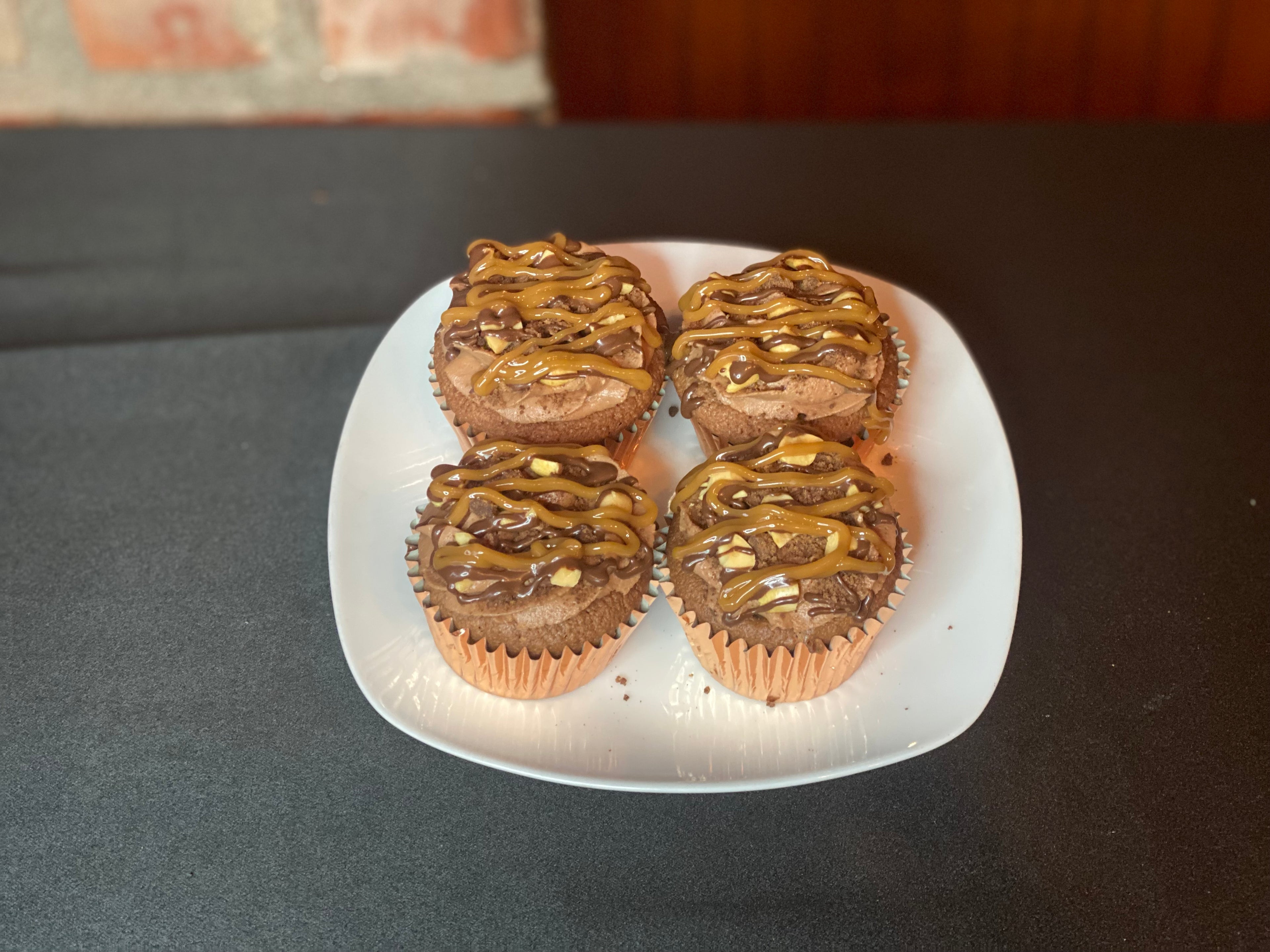 Keto & Gluten Free Snickers Cupcakes (5 Pack)