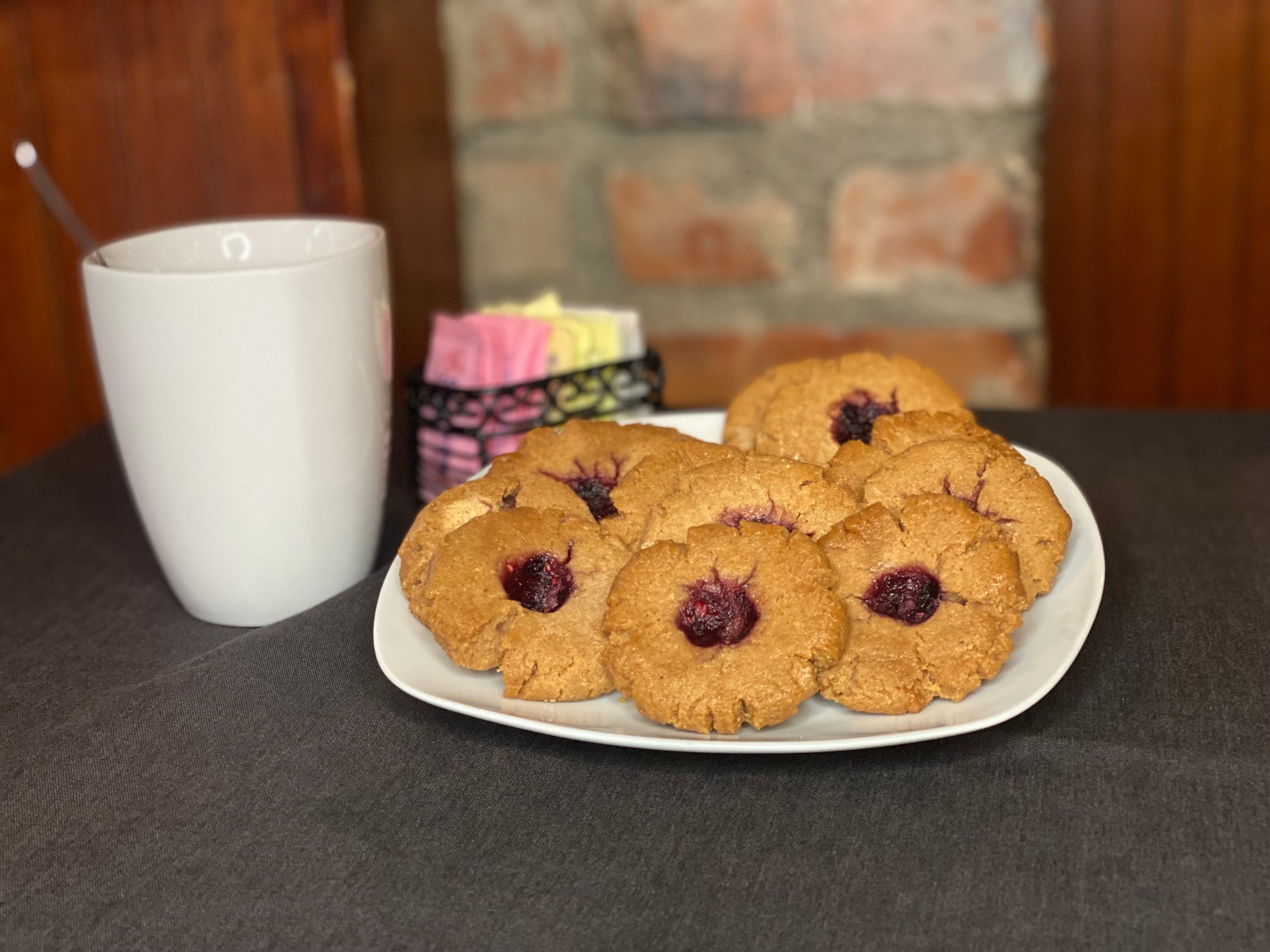 Keto & Gluten Free Peanut Butter & Jelly Cookies (12 Pack)