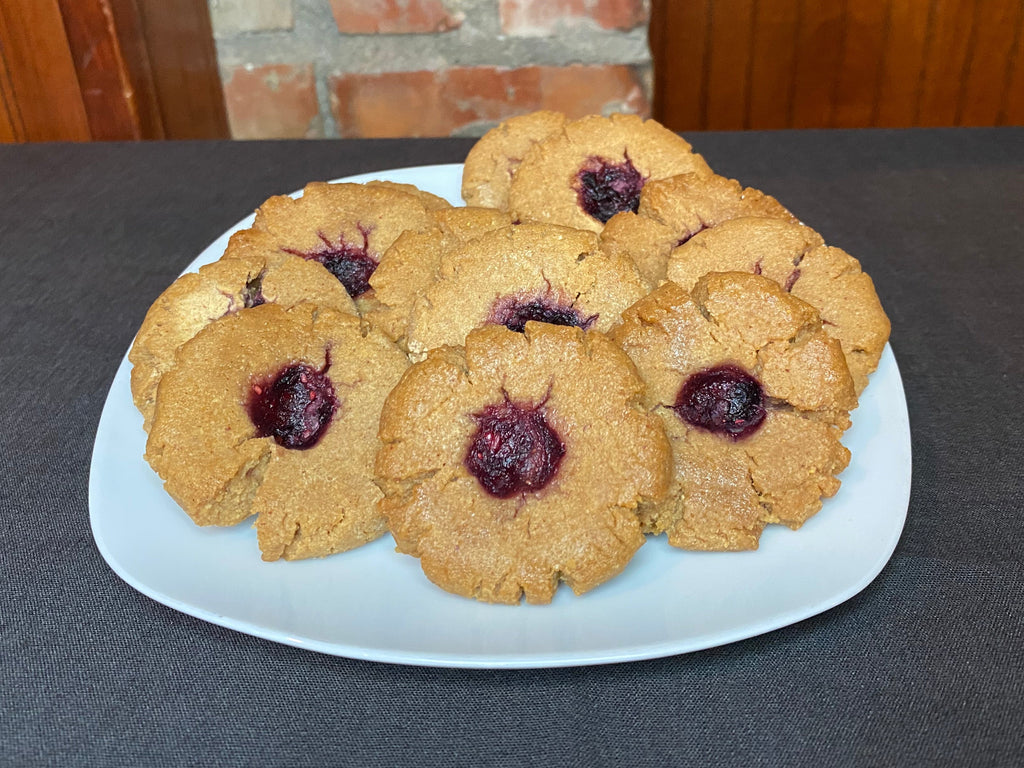 Keto & Gluten Free Peanut Butter & Jelly Cookies (12 Pack)